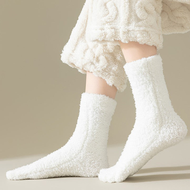 CozyToes™ Fuzzy Five-Toe Socks