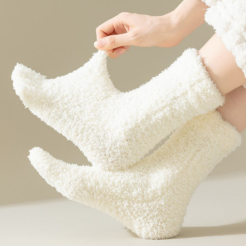 CozyToes™ Fuzzy Five-Toe Socks